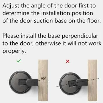 BE-TOOL Zinc Alloy Self-Adhesive Door Stopper Door Safety Catch Stopper for Room, Kitchen, Bathroom, Cabinet Metal Door Stopper Self-Adhesive Door Holder (Gold Vertical)