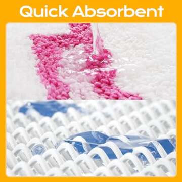 COMBLUE Funny Cute Bath Mat - Soft, Absorbent & Stylish
