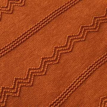 BATTILO HOME Caramel Throw Blanket for Couch, Orange Red Throw Blanket for Bed, Fall Decor Rust Red Fall Throw Blanket, Halloween Decoration, 50"x60"