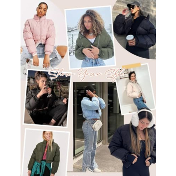 Buy Flygo Women's Cropped Puffer Jacket for Style