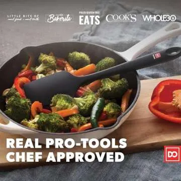 DI ORO Silicone Spatula for Versatile Kitchen Cooking