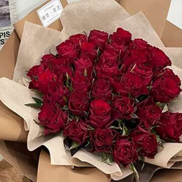 50 Sheets Of Cotton Wrapping Flower Paper Non-Woven Floral Wrapping Paper Waterproof Pleated Withdrawable Flower Bouquet Lining Paper Flower Shop Supplies Floral Gift Packaging Materials (Naked color)