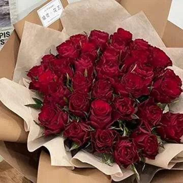 50 Sheets Of Cotton Wrapping Flower Paper Non-Woven Floral Wrapping Paper Waterproof Pleated Withdrawable Flower Bouquet Lining Paper Flower Shop Supplies Floral Gift Packaging Materials (Naked color)