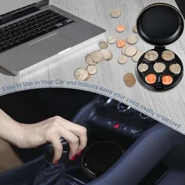 Home-X Coin Sorter - Compact and Convenient Coin Organizer