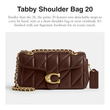 COACH Tabby Shoulder Bag 20, B4/Maple