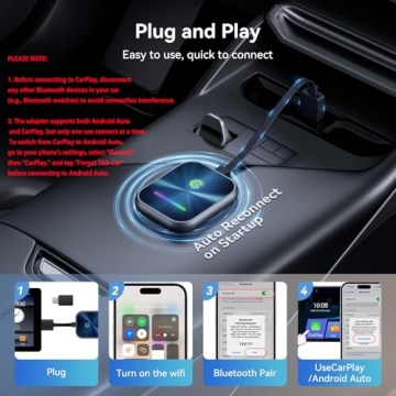 2024 Wireless CarPlay Adapter for iPhone and Android