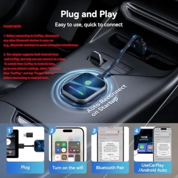 2024 Wireless CarPlay Adapter for iPhone and Android