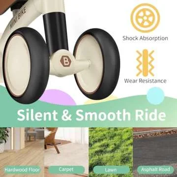 BELEEV Baby Balance Bike for Safe Toddler Riding Fun