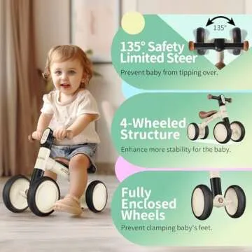 BELEEV Baby Balance Bike for Safe Toddler Riding Fun