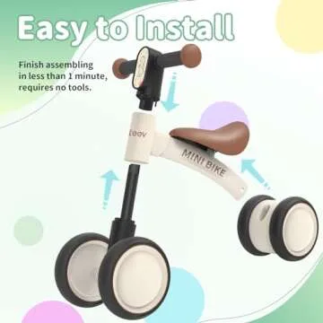 BELEEV Baby Balance Bike for Safe Toddler Riding Fun