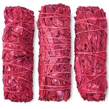 Authentic Dragon's Blood Sage Smudge Sticks for Cleansing