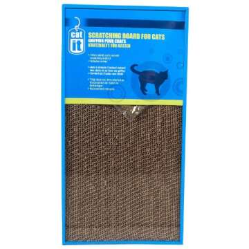 Catit Cat Scratcher with Catnip, Wide Cat Board, 52411