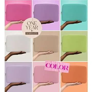 Embla Makeup Bag Travel Cosmetics Pouch and Toiletry Bag, Nylon Zipper Pouch Purse, Cute Make Up Organizer Storage Tote for Women Girls, Travel Skincare Case, Large Makeup Bags, Bubblegum