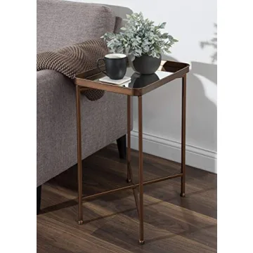 Celia Modern Mirrored Side Table for Stylish Living