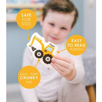 Curious Columbus Magnetic Objects and Letters. Set of 78 Foam Magnets Including 52 Pictures and 26 Uppercase Alphabet Magnets from A-Z. Educational Toy for Preschool Learning