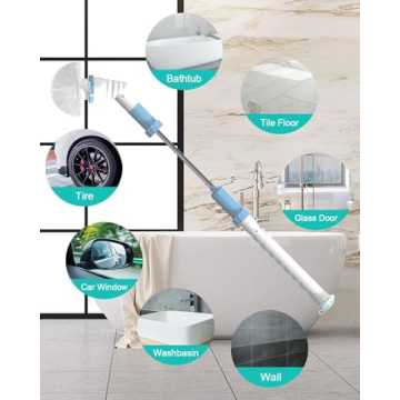 Electric Spin Scrubber for Effortless Home Cleaning
