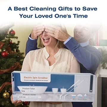 Electric Spin Scrubber for Effortless Home Cleaning