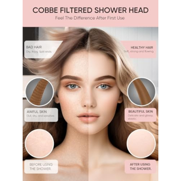 Heemli Filtered Shower Head with Handheld 7 Spray Modes