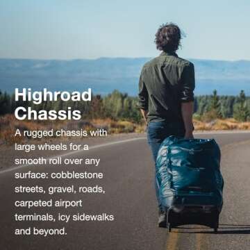 Osprey 120L Wheeled Duffel Bag for Travel Adventures