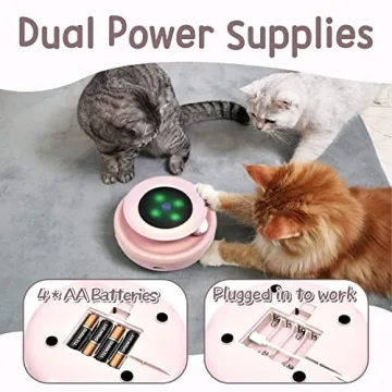ORSDA Electronic Cat Toy 2-in-1 for Indoor Cats - Interactive Fun