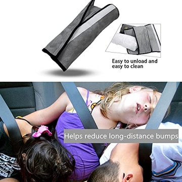 COFFLED Kids Seat Belt Pillow 2PC Comfort Safety Travel