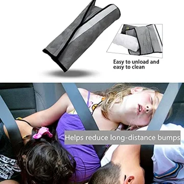COFFLED Kids Seat Belt Pillow 2PC Comfort Safety Travel