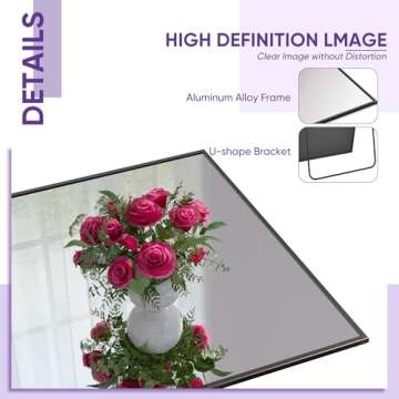 LadyNow Oversized Full Length Mirror for Home Decor