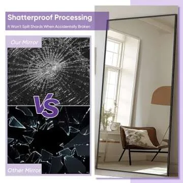 LadyNow Oversized Full Length Mirror for Home Decor