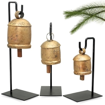 Rustic Carfar Harmony Bells Set of 3 for Chic Decor