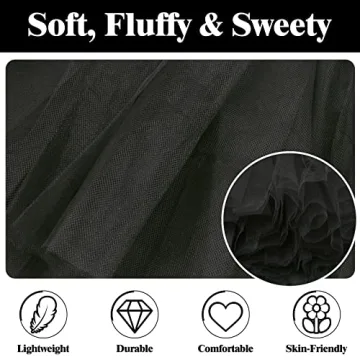 Trendy Black Tutu Skirt for Women - Perfect for Costumes