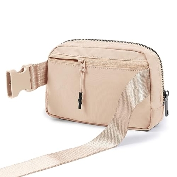 ODODOS Unisex Mini Belt Bag Adjustable Strap for Travel