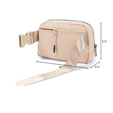 ODODOS Unisex Mini Belt Bag Adjustable Strap for Travel