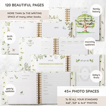 Memory Book for Baby's First 5 Years - Timeless and Cherished