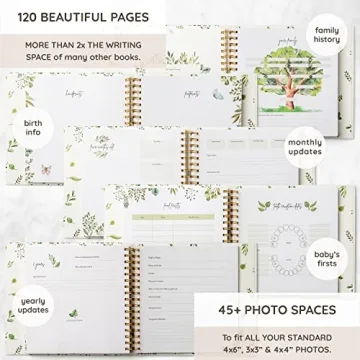 Memory Book for Baby's First 5 Years - Timeless and Cherished