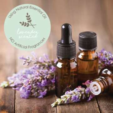 Disposable Diaper Bags (90 BAGS TOTAL) | LAVENDER SCENTED Dirty Diaper Bags Disposable (6 Refill Rolls 9x 13") | Leak Proof Diaper Trash Bags on the Go | Baby Poop Bags | Travel Diaper Bags Refill