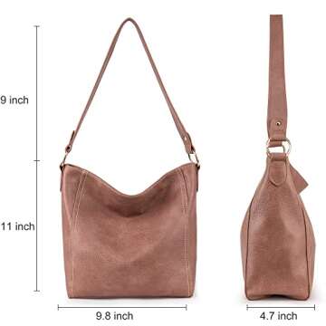 Chic Montana West Vegan Leather Hobo Bag for Women