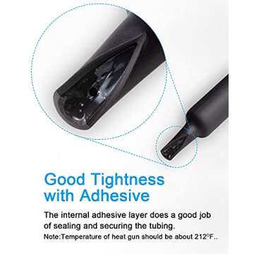 Quality MILAPEAK Heat Shrink Tubing Kit, 300pcs Assortment