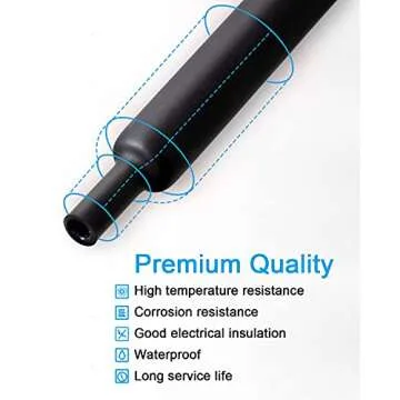 Quality MILAPEAK Heat Shrink Tubing Kit, 300pcs Assortment