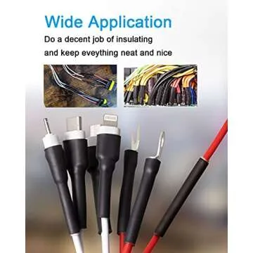 Quality MILAPEAK Heat Shrink Tubing Kit, 300pcs Assortment