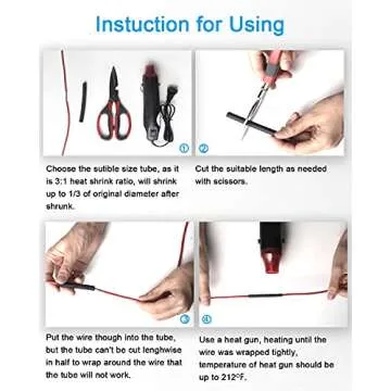 Quality MILAPEAK Heat Shrink Tubing Kit, 300pcs Assortment