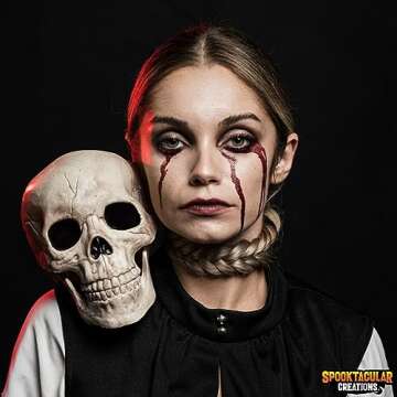 Spooktacular Creations 18 oz Fake Halloween Vampire Blood Bottle Fake Blood Stage Blood for Halloween Costume, Zombie, Vampire and Monster Makeup & Dress Up