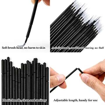 G2PLUS 400PCS Micro Cotton Swabs for Makeup & Care