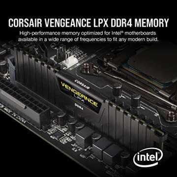 CORSAIR VENGEANCE LPX DDR4 RAM 32GB (2x16GB) 3600MHz CL18-22-22-42 1.35V Intel AMD Desktop Computer ...