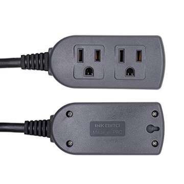 Inkbird ITC-306T Pre-Wired Electronic Heating Thermostat Temperature Controller and 24 Hours Digital Day & Night Cycle Timer Controller for Seed Germination Reptiles Hatching