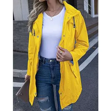 Kikibell Waterproof Lightweight Women's Raincoat