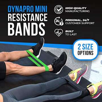 DYNAPRO Resistance Bands - Perfect for Home Fitness Training