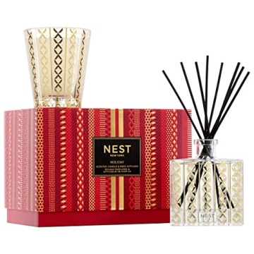 NEST New York Holiday Classic Candle & Diffuser Set