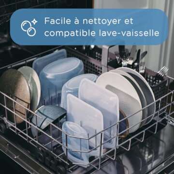 Stasher Platinum Silicone Food Grade Reusable Storage Bag, Blue (Stand-Up Mid) | Reduce Single-Use Plastic | Cook, Store, Sous Vide, or Freeze | Leakproof, Dishwasher-Safe, Eco-friendly | 56 Oz