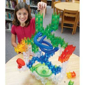 MindWare Q-BA-Maze Mega Stunt Set for Creative Fun