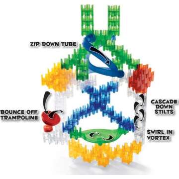 MindWare Q-BA-Maze Mega Stunt Set for Creative Fun